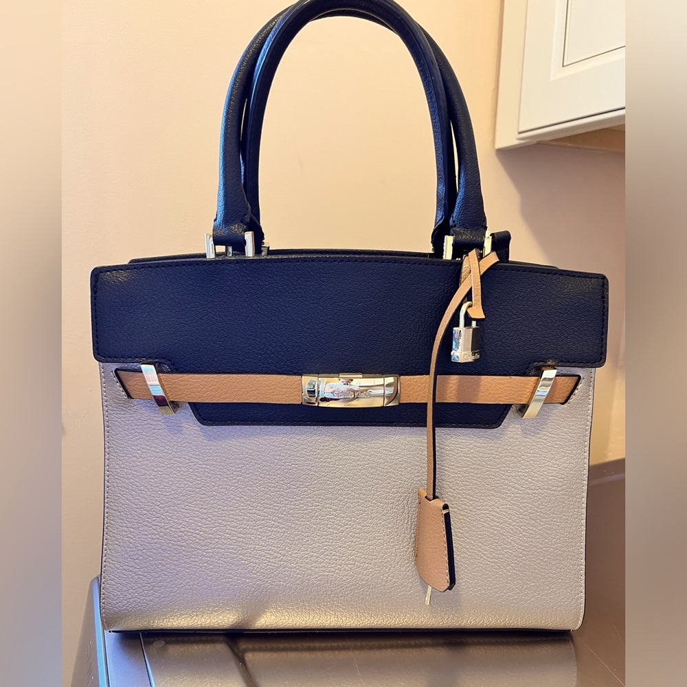 Calvin Klein -Satchel Bag - Short Handles + Removable Long Strap - Brand New